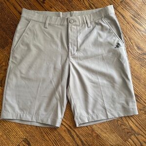 Adidas Mens Gold Shorts, Gray / Size 32